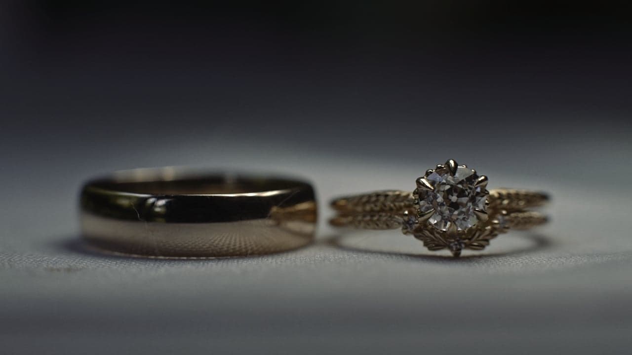 Still from Cara + Jackson's wedding film