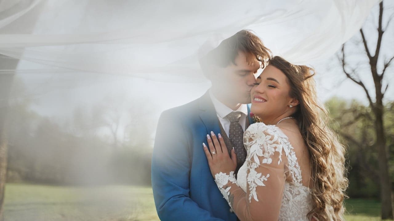 Still from Chandler + Ciara's wedding film