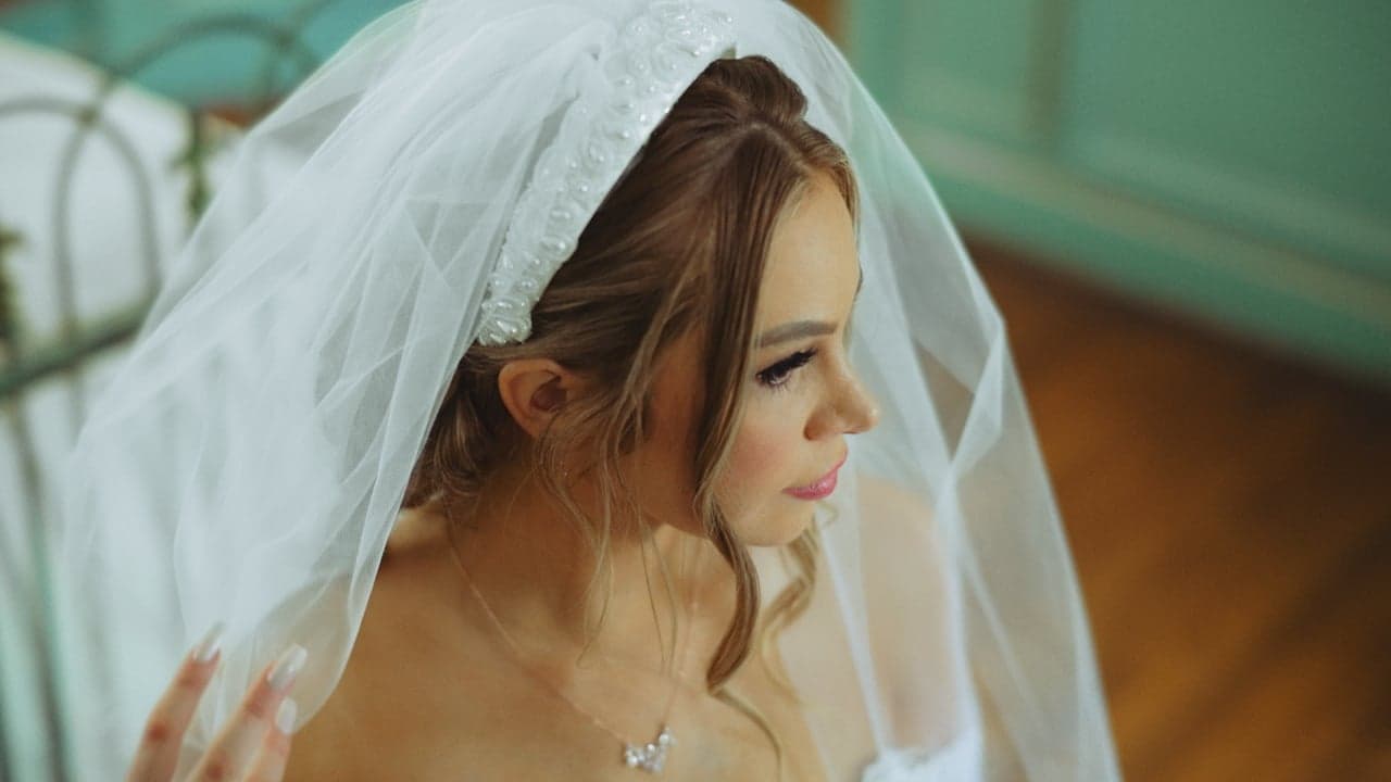 Still from Derrick + Mattie's wedding film