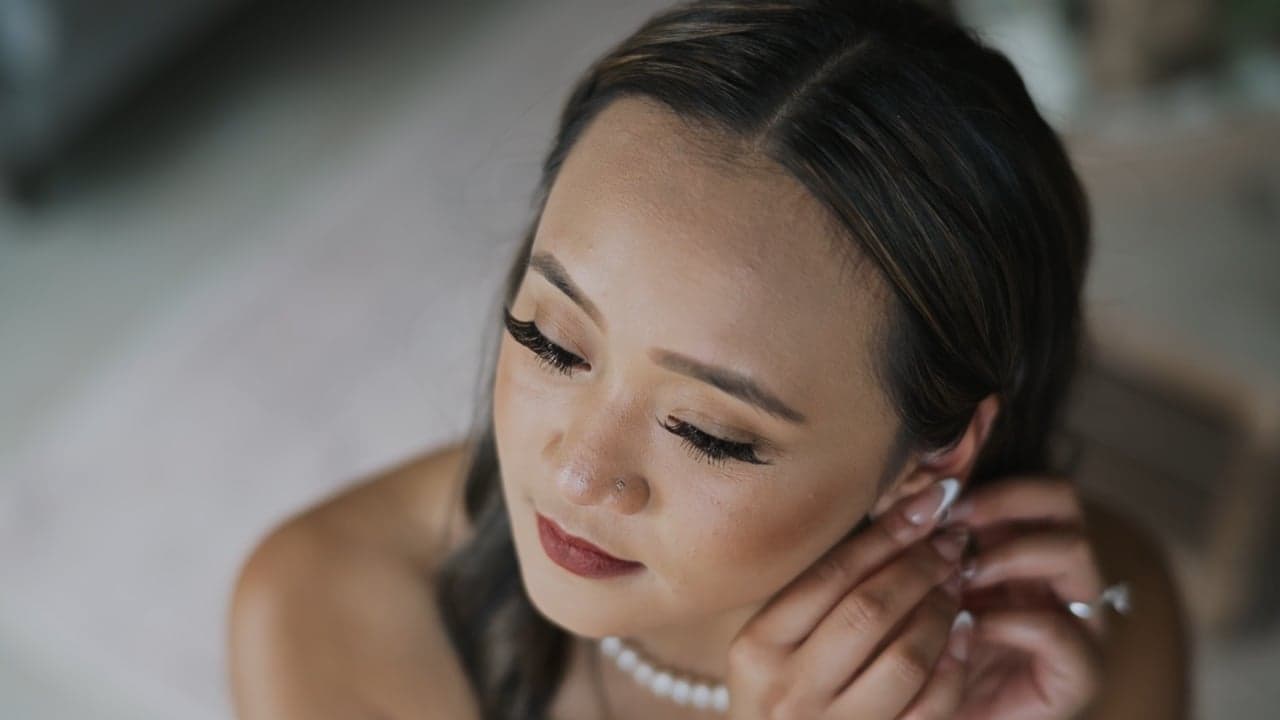 Still from Ericia + Antonio's wedding film