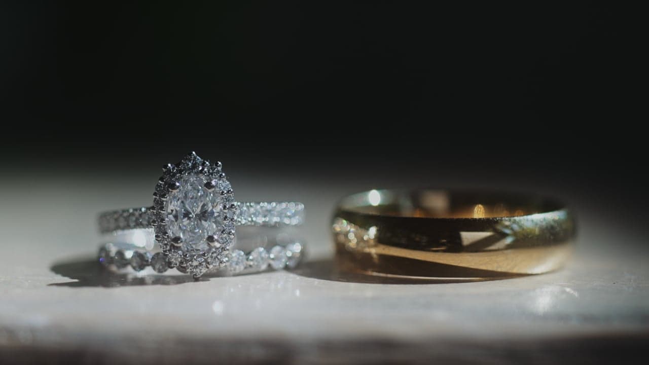 Still from Kimberly + Austin's wedding film