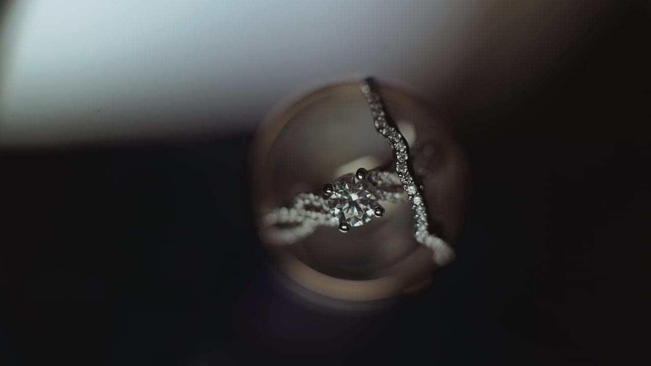 Still from Kylie + Tim's wedding film