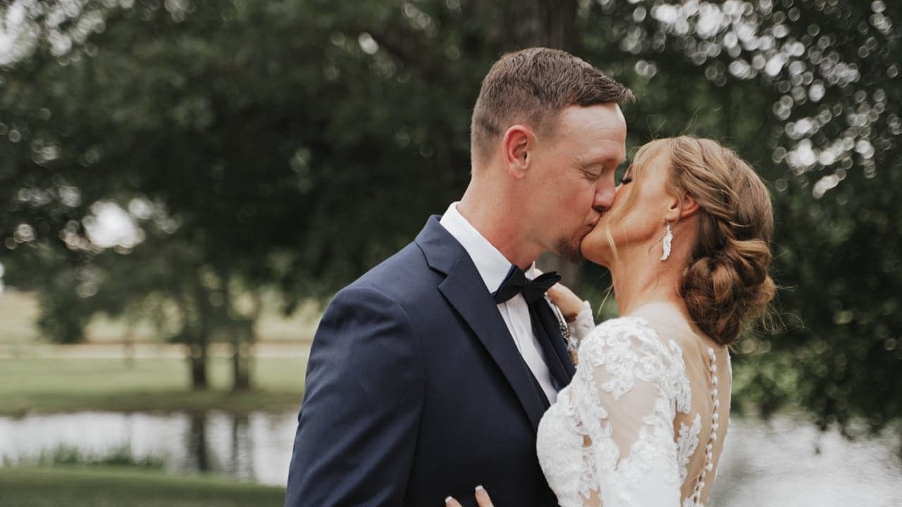 Still from Seth + Niki's wedding film